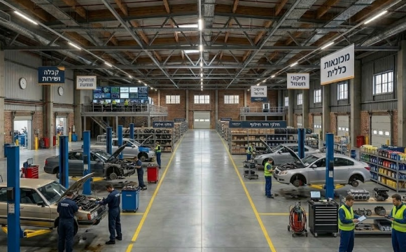 סדר במוסך: האתגר שבאחסון חלקי חילוף וצמיגים