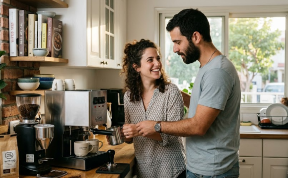 שדרוג חוויית האירוח: כך הפך המטבח הביתי לבית קפה פרטי